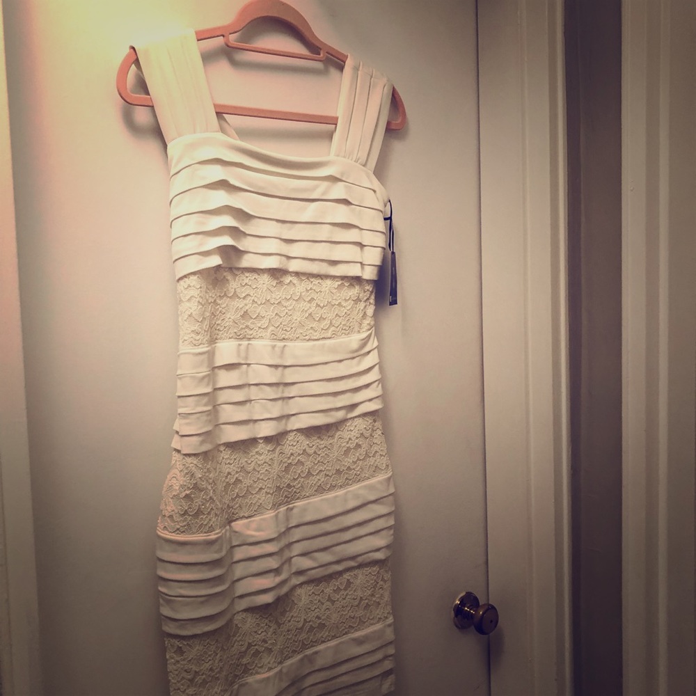 Cream lace Cocktail Dress